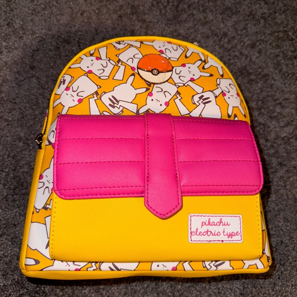 Bioworld Pikachu Electric Type Mini Backpack